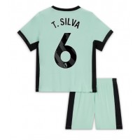 Chelsea Thiago Silva #6 Rezervni Dres za djecu 2023-24 Kratak Rukav (+ Kratke hlače)